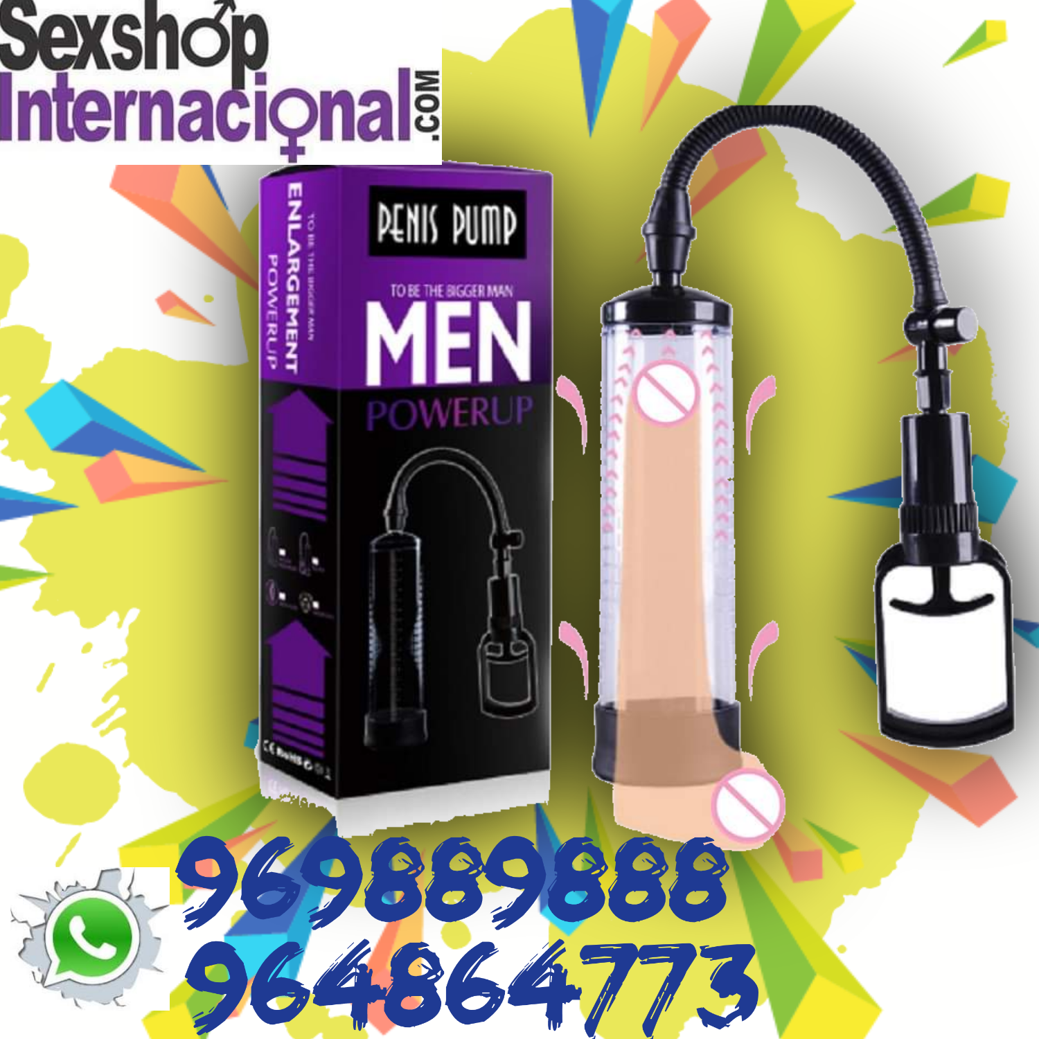 BOMBA VIRIL DE DESARROLLO-ENGROSADOR-PENIS PUMP-SEXSHOP LIMA